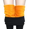 Antarctic Nanjiren plus velvet thicker leggings Slim warm feet pants female black XXL 17592