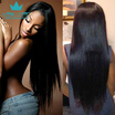 Peruvian Virgin Hair Bundles 4pcs Grade 8a Unprocessed Human Hair Weaves Peruvian Virgin Hair Straight Natural Black