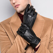 Scarecrow Mexican Leather Gloves Men&39s Gloves Riding Bike Gloves Touch Screen Gloves Winter Warm Fashion Gloves Men XHP0003M-L Black Touch Screen
