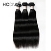 HCDIVA Brazilian Hair Weave Bundles Straight Remy Hair Natural Color 100 Human Hair Extension 8-28inch