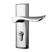 Yuhuaze Continental Door Lock Bedroom Door Lock Wooden Door Lock Security Lock Three-piece Sands Silver