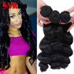 8A Malaysian Virgin Hair Loose Wave 4Pcs Lot Human Hair Weave Bundles Unprocessed Malaysian Loose Wave Hair