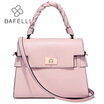 BAFELLI autumn&winter new arrival split leather shoulder bag hand-woven handle bolsa feminina lady box handbags women bag