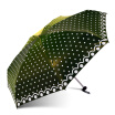 Paradise umbrella fashion dot 50 percent pencil umbrella UPF50 UV umbrella umbrella rain dual-use umbrella 50009ECLL yellow green