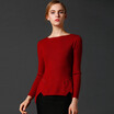Marc Rebecca&39s long-sleeved shirt shirt Women&39s Slim Sling Knit Sweater 75005D Black M