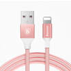 Baseus Micro USB Charging&Data Transfer Cable for iphone6X5SEPlus7PlusiPadAir Pro 1M Rose Gold