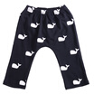1pcs Baby Kids Girls Boys Cute Whale Printed 100 Cotton Pants Trousers Leggings
