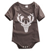 AU Newborn Toddler Baby Boys Deer Romper Jumpsuit Playsuit Outfits Clothing 0-24