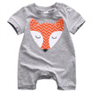 Unisex Newborn Baby Boys Girls Cute Fox Romper Jumpsuit Bodysuit Cotton Outfits