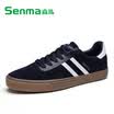 Senma Senma casual shoes men low shoes Korean lace comfortable board shoes male 117327906 black 41 yards