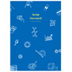 Guangbo 94 A5 study plan book schedule hand book stationery notebook blue FB60114