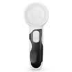 Paulone 5 times high-end handheld led light magnifying glass 90MM optical lens reading appreciation collection magnifying glass 77337B-90