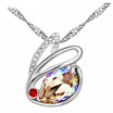 Austrian Crystal Pendant Rabbit Necklace For Women Fashion Jewelry Anniversary Gift Female High Quality Bijoux 12865