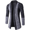 New Mens Fashion Cardigan Sweatshirts Casual Slim Fit Cardigan Hoodies Cotton Stitching Jackets