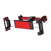 Soporte de Móvil Ajustable para El Asiento Trasero del Coche Compatible con iPhone 8X iPad y Samsung S8Negro con Rojo