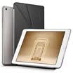 ESCASE Apple 2017 new iPad7 case shell 97-inch tablet ipad leather case multi-function deformation button sleep drop silicone shell elegant black