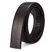 LAORENTOU Belt Men&39s Headless Belt Automatic Buckle Belt Belt Men&39s Buttonless Layer Leather Belt Do not Take P11JL5A Black