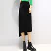 City plus CITYPLUS 2017 autumn&winter new women&39s fashion in the long section of high waist pants plush skirt skirt CWQZ178558 black L