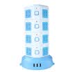 Breeze kyfen QF-L014C four-story sixteen five-hole multi-switch anti-overload socket three USB new national standard length of 3 meters