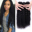 Peruvian Kinky Curly Virgin Hair Extensions 3pcs Afro Kinky Curly Hair Natural Black Human Hair Weave Bundles