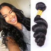 4 Bundles Brazilian Virgin Hair Loose Wave 8A Unprocessed Brazilian Loose Wave 100gPc Cheap Brazilian Virgin Hair Weave Bundles