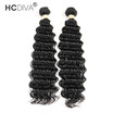 Peruvian Deep Wave Virgin Hair 2 Pieces Lot 100 Virgin Human Hair Weaving Natural Black