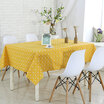 Yuan Yuan Su He tablecloth cotton&linen literary tablecloth table mat small fresh rectangular simple modern coffee table cloth 130180cm