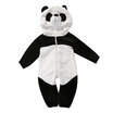 Newborn Baby Boys Girls Panda One Piece Long Sleeve Cotton Rompers Clothing Set