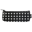 Kinbor leather stationery bag female pencil bag storage bag school supplies flat paragraph dot KBB22474-3