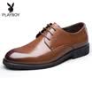 Playboy PLAYBOY ESTABLISHED 1953 Men&39s classic lace business casual shoes wedding shoes round dress shoes men&39s shoes 6CW513009D02 brown 44