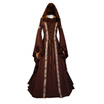 Vintage Style Renaissance Womens Costume Medieval Maiden Halloween Fancy Cosplay Over Dress