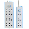 Tsinghua Tongfang TF188 copper core one color colorful eight 18 m three 18 m socket plug row plug board set blue