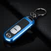 Dijialun Mazda car key bag buckle Artzma 3 Axela Angkor CZ-5 cx4 special key set aluminum alloy protection key shell leather rose gold