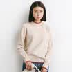 City Plus CITYPLUS 2017 Winter New Literature Women&39s College Wind round collar package core yarn sweater wild long-sleeved sleeve sweater CWYC17T165 apricot