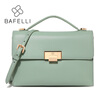 BAFELLI women shoulder bag split leather fresh color envelope white red bolsos mujer crossbody bags for women messenger bags