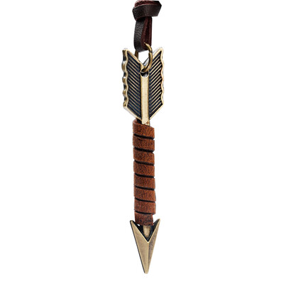 Mens Women Unique Zinc Alloy Arrow Pendant Unisex Retro Long Chain Leather Rope Necklace Native Style
Mens Women Unique Zinc Alloy Arrow Pendant Unisex Retro Long Chain Leather Rope Necklace Native Style