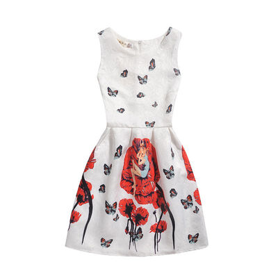 Children Girls Princess Dress Sleeveless Kids Dresses For Girls Printed Casual Children Clothing Vestido Infantil New 8-13Y
Children Girls Princess Dress Sleeveless Kids Dresses For Girls Printed Casual Children Clothing Vestido Infantil New 8-13Y
