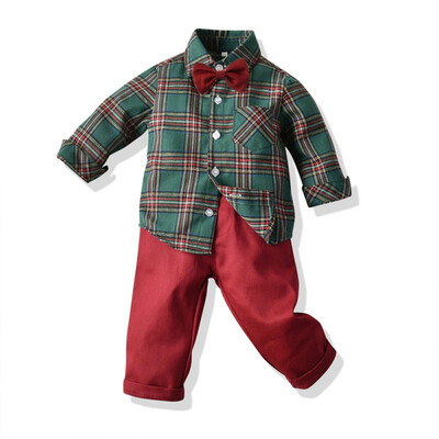 2pcs Baby Boys Gentleman Clothes Suits Toddler Cotton Long Sleeve Bowtie Striped ShirtOveralls Pants Infant Outfits
2pcs Baby Boys Gentleman Clothes Suits Toddler Cotton Long Sleeve Bowtie Striped ShirtOveralls Pants Infant Outfits