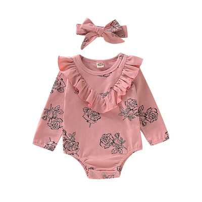 0-18M Autumn Infant Baby Girls Long Sleeve Floral Print Rompers Kids Bodysuit Jumpsuit With Headband
0-18M Autumn Infant Baby Girls Long Sleeve Floral Print Rompers Kids Bodysuit Jumpsuit With Headband