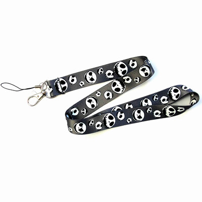 Christmas Keychian Lanyard Badge ID Cards Holders JACK Pumpkin Mobile Phone Key Straps