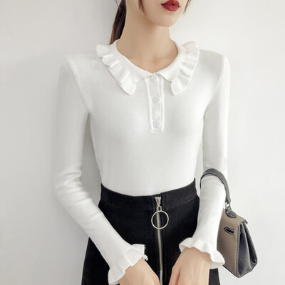 Women Sweater High Quality Girl Autumn Long Sleeve Pullover Knitted Cute Sweet basic Knitwear Outwear Korean Style Top
Women Sweater High Quality Girl Autumn Long Sleeve Pullover Knitted Cute Sweet basic Knitwear Outwear Korean Style Top