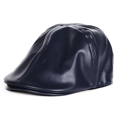 Women Men Fashion Simple Solid Genuine Leather Casual Artist Painter Beret Cap Newsboy Golf Hat
Women Men Fashion Simple Solid Genuine Leather Casual Artist Painter Beret Cap Newsboy Golf Hat