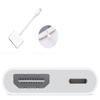 Apple mobile phone to hdmi with the screen line iphone to HDMI HD line ios phone converter with the screen line