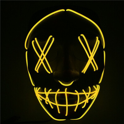 Led Mask Halloween Party Masque Masquerade Masks Neon Mask Light Glow In The Dark Mascara Horror Glowing Masker Purge
Led Mask Halloween Party Masque Masquerade Masks Neon Mask Light Glow In The Dark Mascara Horror Glowing Masker Purge