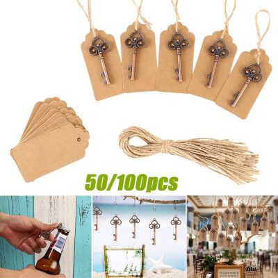 50100pcs Vintage Key Bottle Opener with Paperboard Tag Card for Wedding Accessories
50100pcs Vintage Key Bottle Opener with Paperboard Tag Card for Wedding Accessories