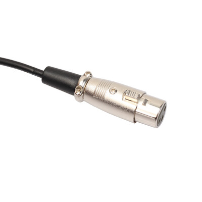 〖Follure〗XLR 3 Pin Female to Right Angle 18 35mm Stereo Jack Mic Audio Cord Cable 3M