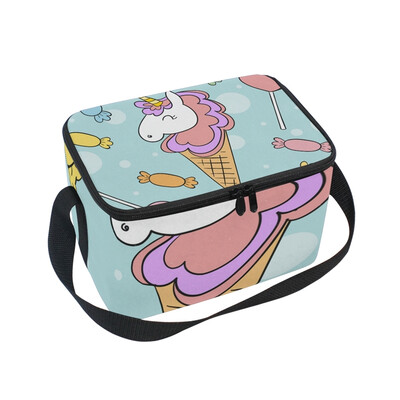 ALAZA Lunch Box Ice Cream Unicorn Insulated Lunch Bag Large Cooler Tote Bagfor Men Women
ALAZA Lunch Box Ice Cream Unicorn Insulated Lunch Bag Large Cooler Tote Bagfor Men Women