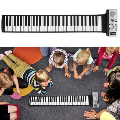 Roll Up Piano Portable 61 Keys Electronic Music Instrument Hand Roll Piano Environmental Silicone Keyboard Horn Kid Adult Toy
Roll Up Piano Portable 61 Keys Electronic Music Instrument Hand Roll Piano Environmental Silicone Keyboard Horn Kid Adult Toy