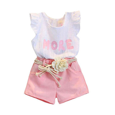 Summer Baby Girls Clothes Fashion Flare Sleeve Letter Print T-shirt Dress TopsShorts Suits Costume Set
Summer Baby Girls Clothes Fashion Flare Sleeve Letter Print T-shirt Dress TopsShorts Suits Costume Set