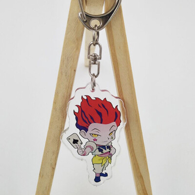 Anime Acrylic Keychain HUNTER x HUNTER Keychain Anime Peripheral Transparent Key Pendant